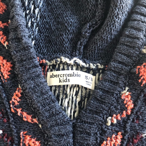 Abercrombie Kids Multi coloured poncho/sweater - Picture 2 of 3